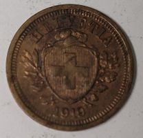 1 RAPPEN / SCHWEIZ 1919