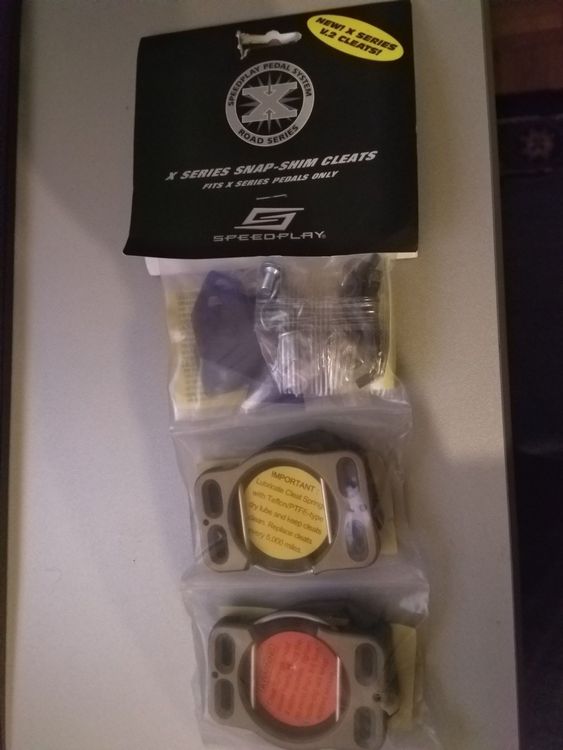 speedplay x pedal cleats