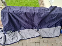 Regendecke mit Fleece Marke Kavalkade, Grösse 145 cm, blau