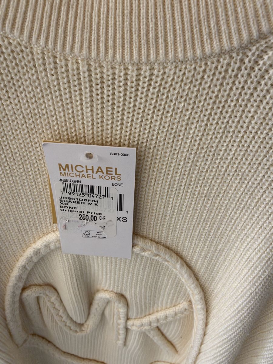 Michael Kors Maglioni & Felpe: Michael Kors Pullover Logo Wollweiss Grösse XS Neu mit E. – Nuovo (secondo la descrizione) da Maienfeld venduto da griti666 1