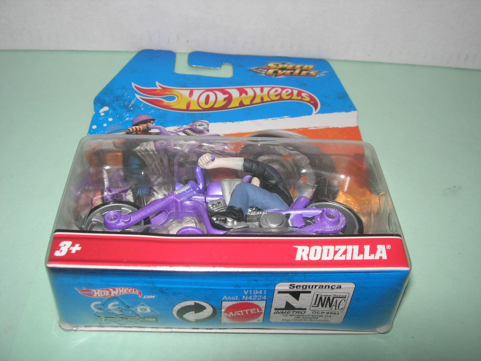 Hot Wheels Spielzeuge: RODZILLA - Speed Cycles  violet * Hot Wheels – Neu und originalverpackt aus Hornussen von Corvette- 3