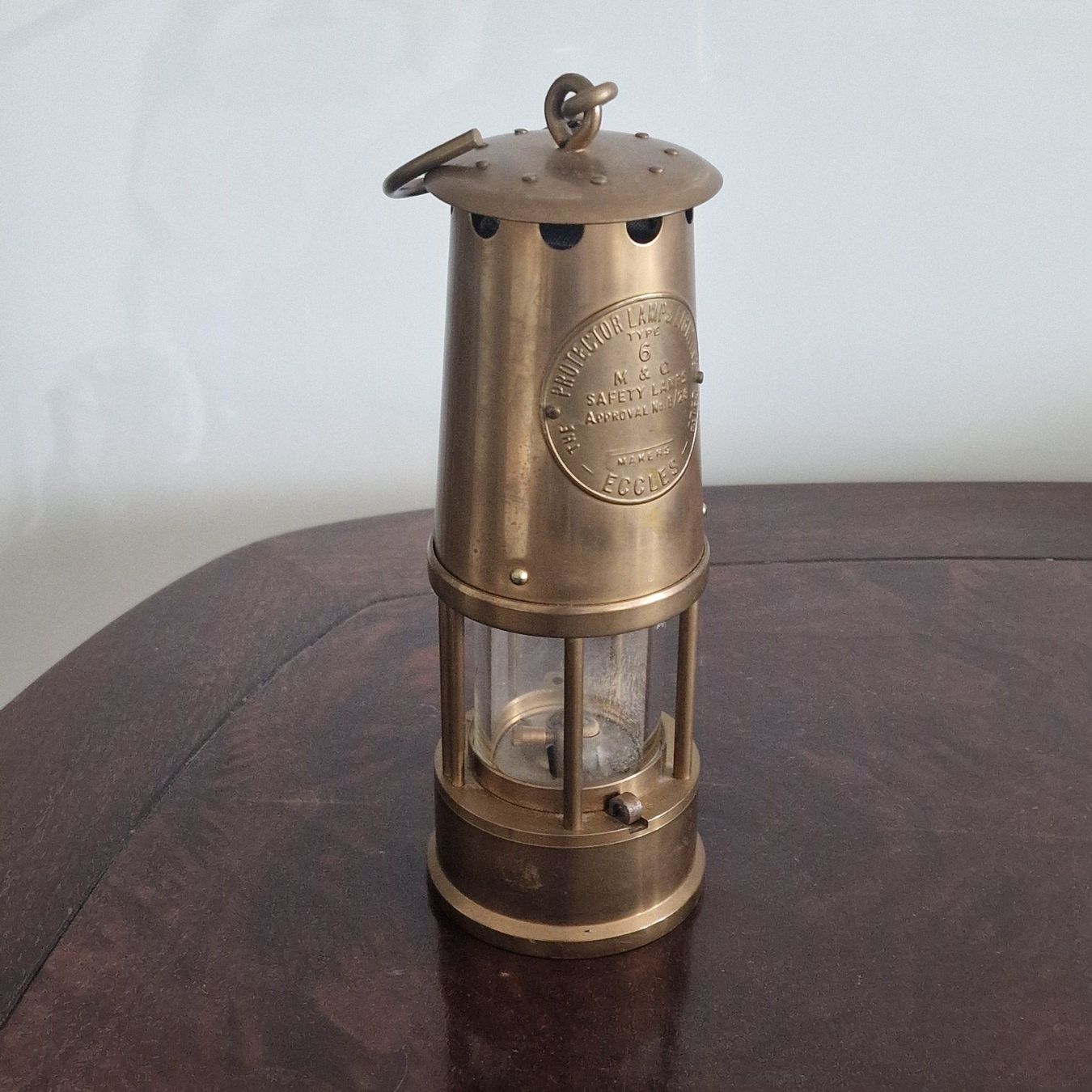 Lampade: Eccles Miners Antike Messing-Sicherheitslampe – Usato da Birr venduto da sen_sy55 7