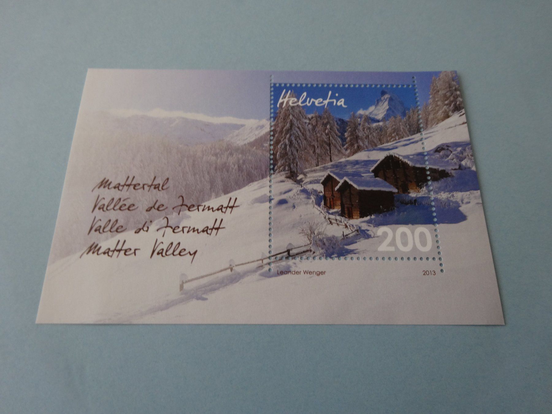Tutti i francobolli: Helvetia Mattertal Zermatt 2013 Postfrisch – Nuovo (secondo la descrizione) da Neerach venduto da jenny062