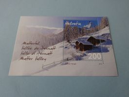 Helvetia Mattertal Zermatt 2013 Postfrisch