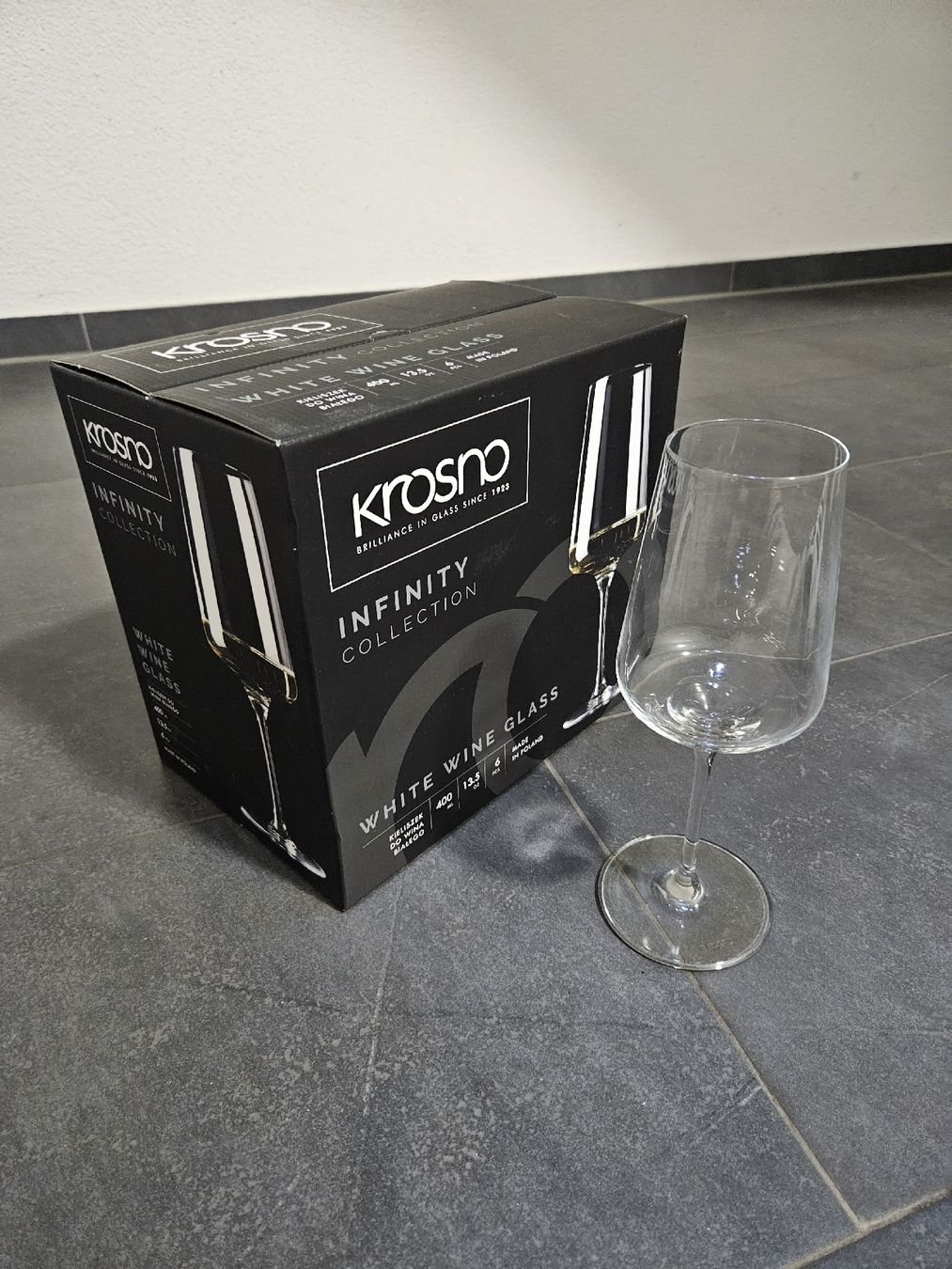 Bicchieri: Krosno Infinity Weissweinglas 400ml 6er Set – Usato da Buchs ZH venduto da rit_s6kv 6