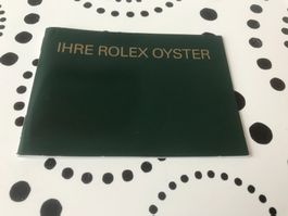 ROLEX OPERATING - "IHRE ROLEX OYSTER" DE !!!