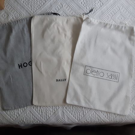 3 Schuhbeutel Stoff