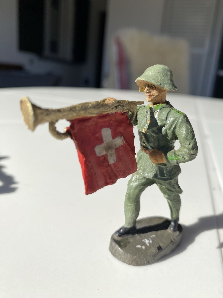 Elastolin Giocattoli: Elastolin VK. Musik Soldaten Top ! – Usato da Rüti ZH venduto da Weder2 6