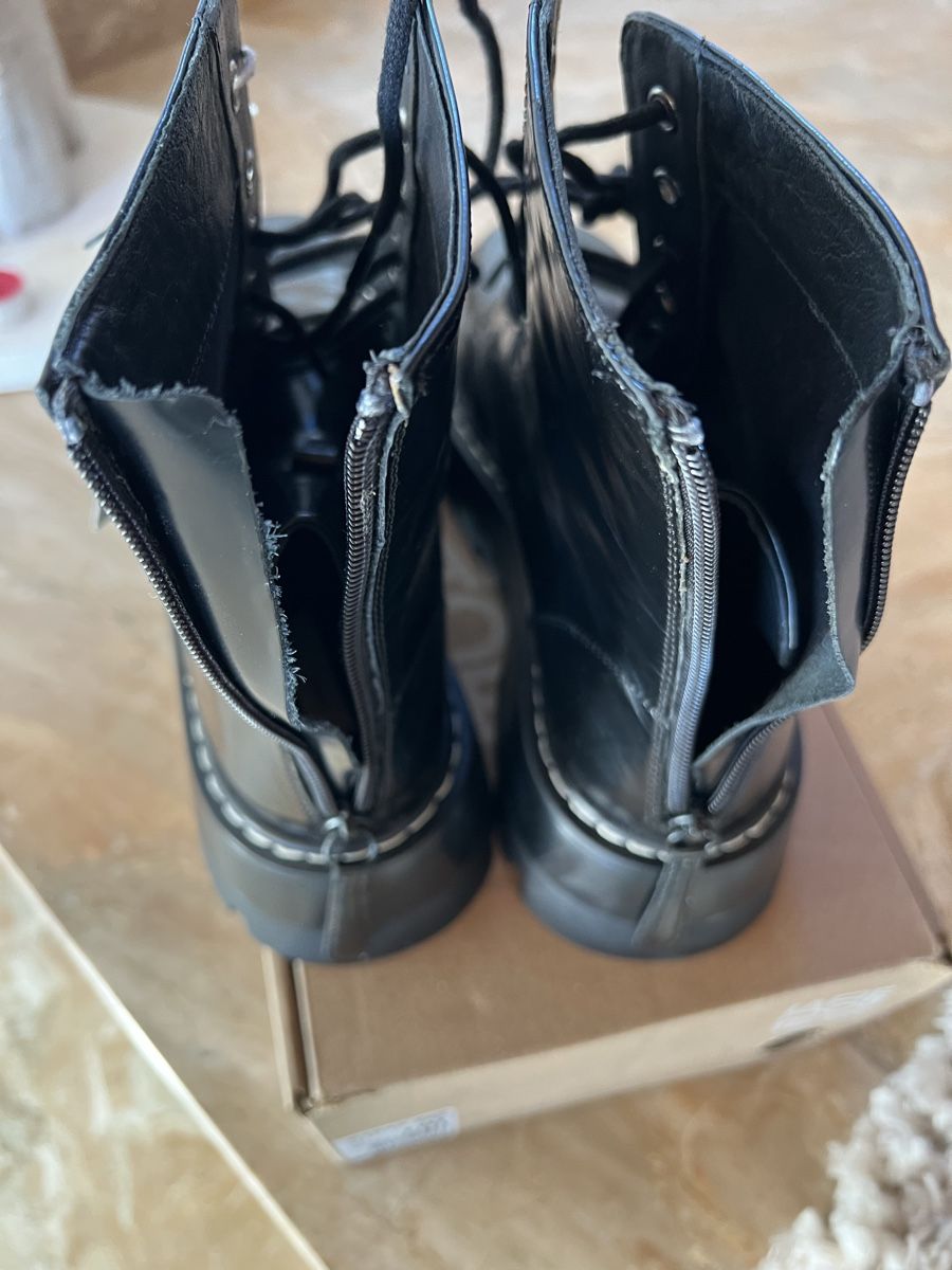 H&M Scarpe da donna: Bottes en cuir – Nuovo e nell'imballaggio originale da savièse venduto da karukeragwada 1