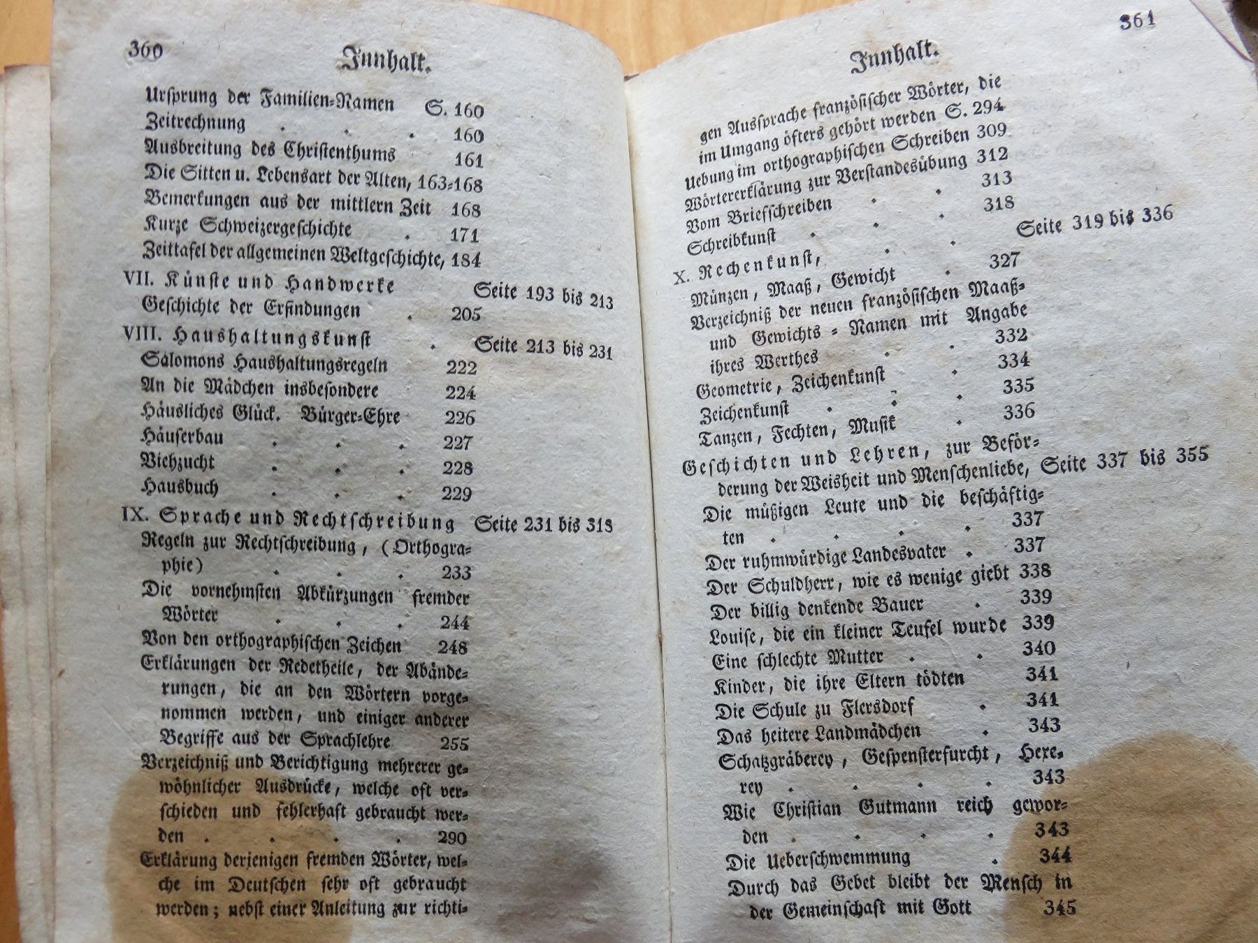 Libri: Schul- und Lesebuch von 1808, Bern – Usato da Reinach BL venduto da golf1997 3