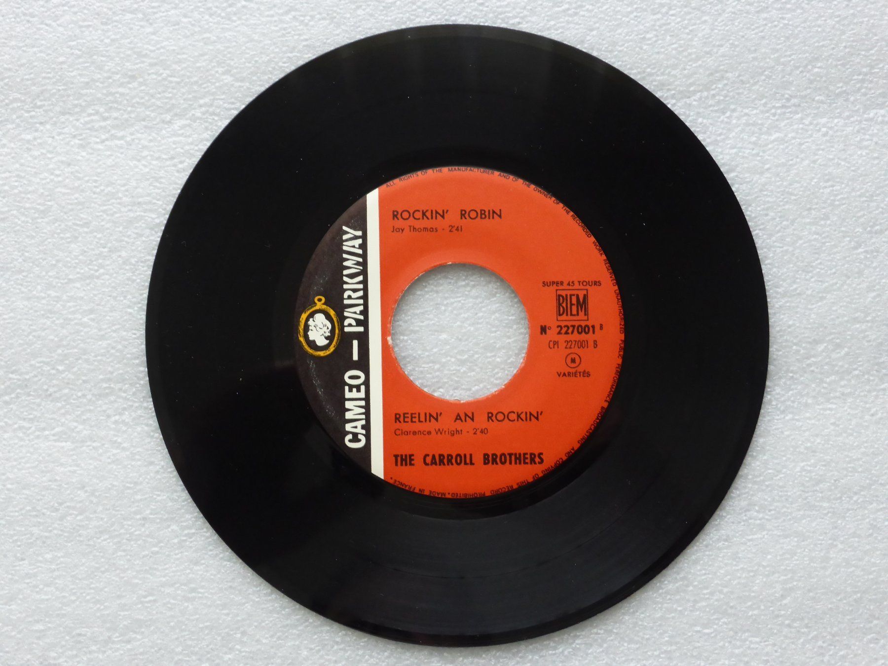 Dischi in vinile: Vinyl Single   EP  CARROLL BROTHERS – Usato da Küssnacht am Rigi venduto da Mondkinder 2
