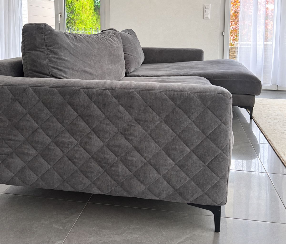 Knoll Sofas: Ecksofa Dieter Knoll Collection grau – Neu (gemäss Beschreibung) aus Aesch BL von Sonnenaufgang_12 2