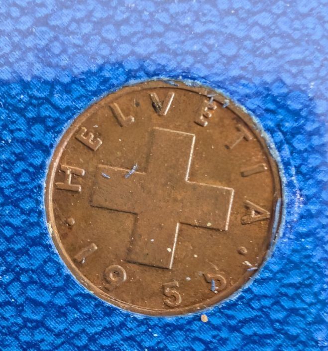 Tutti le monete: 1 Rappen 1955 – Usato da Arch venduto da coinsandmore