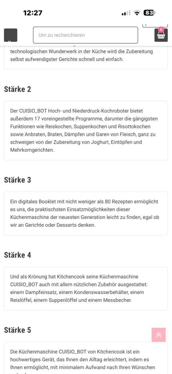 Elettrodomestici da cucina: Küchengerät cuisio Bot – Usato da Zollikerberg venduto da Fina2022 5
