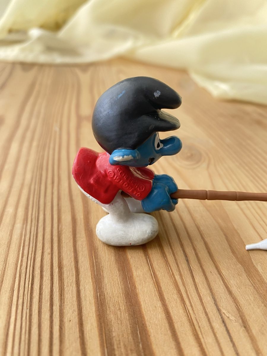 Schleich Statuette: Schlumpf Fischer – Usato da Fehraltorf venduto da Marian4 2