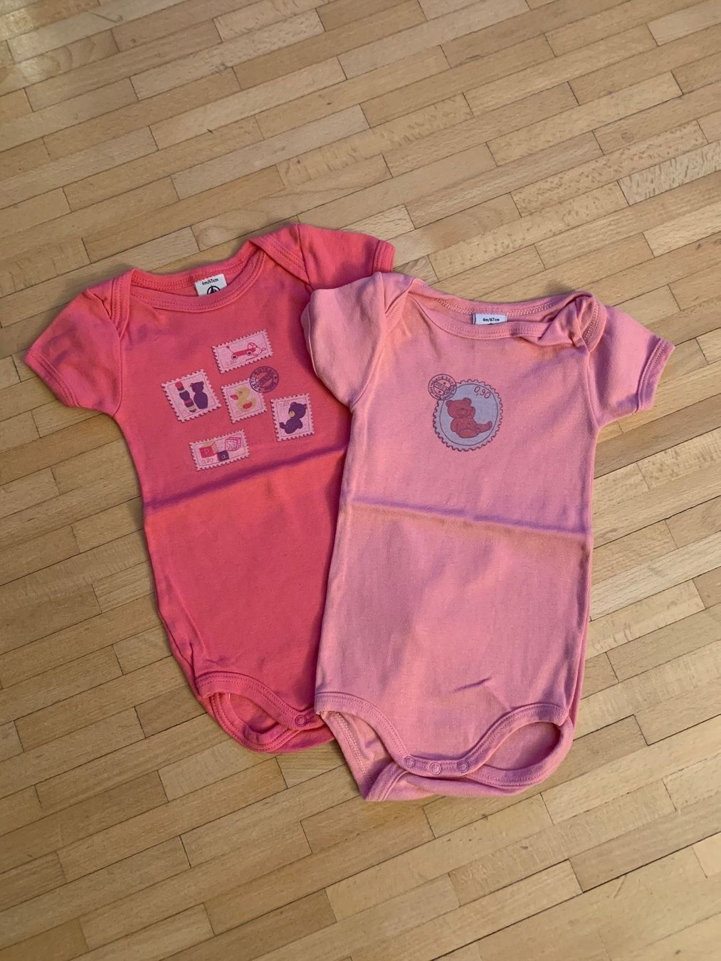 Petit Bateau Unterwäsche: Bodies Mädchen Gr. 67 Petit Bateau 2 Stk – Gebraucht aus Dinhard von PS83