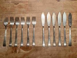 WMF Vintage Knife and Fork Set Silver 12 Pieces