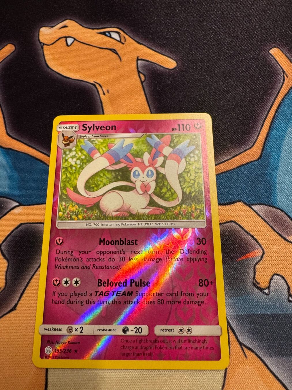 Pokémon Sammelbilder & Trading cards: Sylveon (CEC 155) - Reverse Holo - Cosmic Eclipse – Neu (gemäss Beschreibung) aus Bülach von Pfrenzel