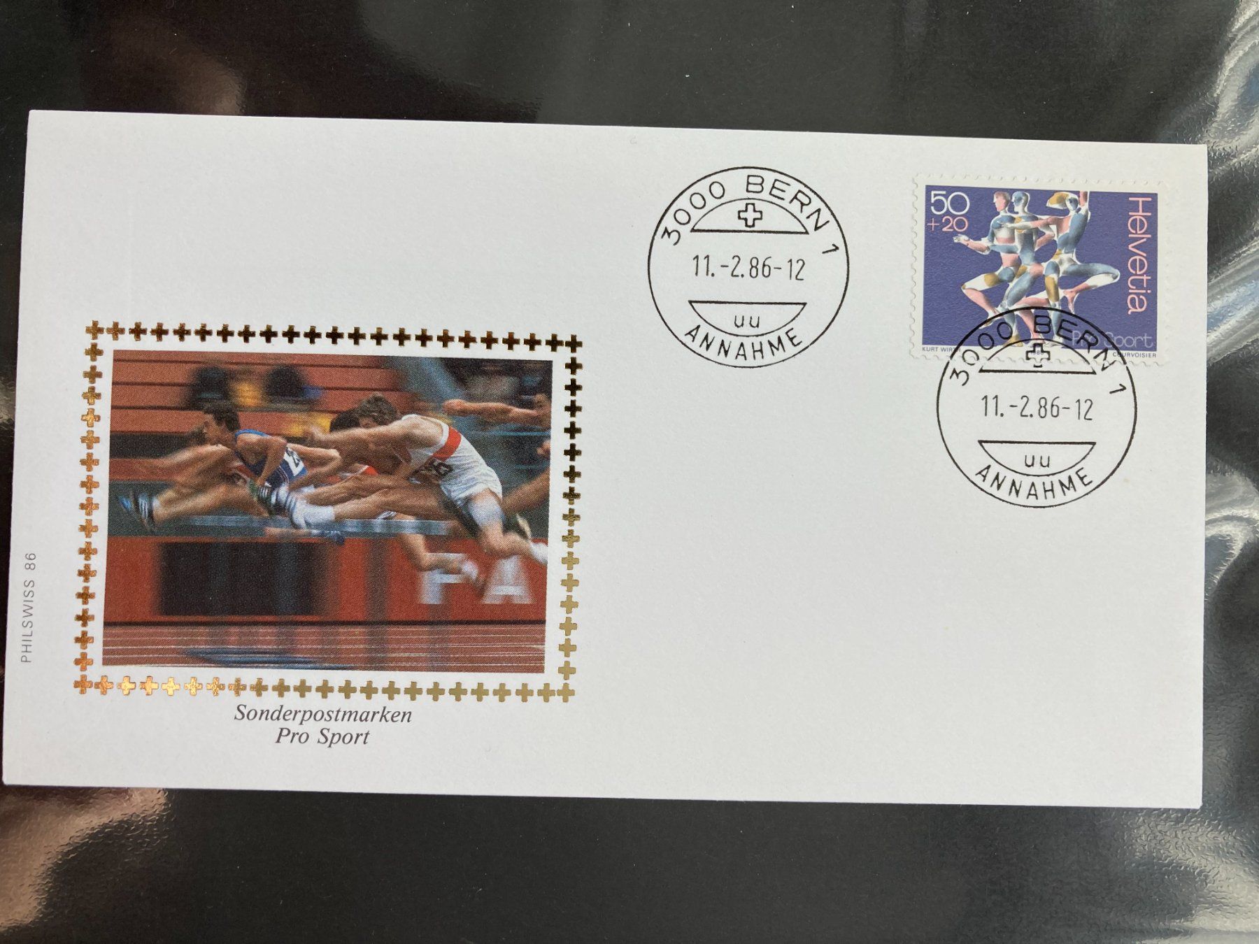 Tutti i francobolli: CH 1986 FDC Pro Sport Ortsstempel Bern – Usato da Liestal venduto da schnueps