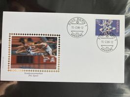 CH 1986 FDC Pro Sport Ortsstempel Bern