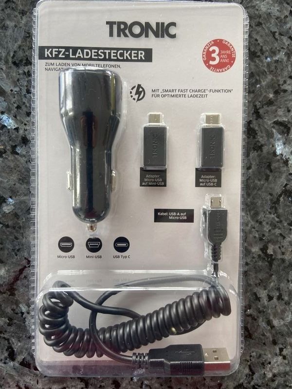 Caricabatterie: Neues KFZ-Ladestecker Set – Nuovo e nell'imballaggio originale da Beatenberg venduto da buy2you 3