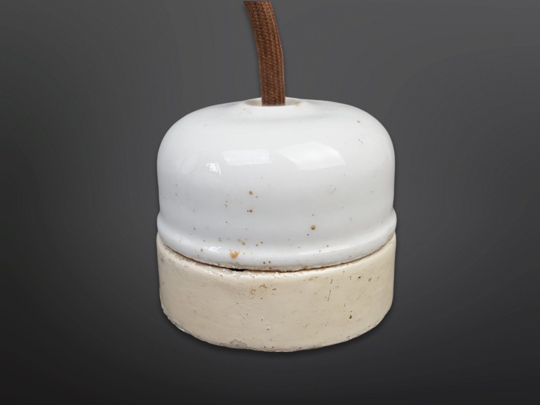 Lampade: Vintage Pendellampe aus Opalglas – Usato da Suhr venduto da Restwert_Suhr 5