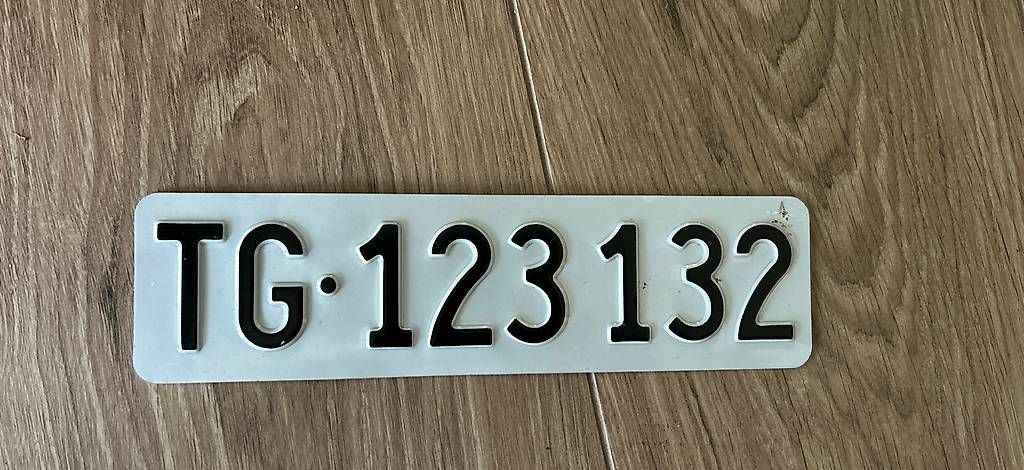 Schilder: TG 123132 Nummernschild – Gebraucht aus Romanshorn von Alfagtv6