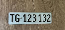 TG 123132 Nummernschild