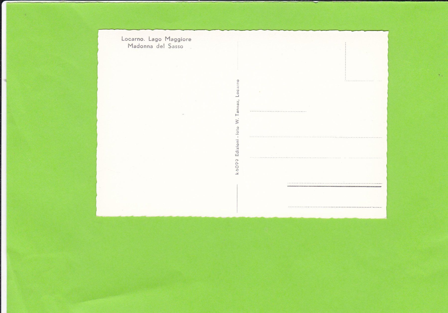 Cartes postales: Madonna del Sasso – D'occasion à St. Peterzell par neckertal 1