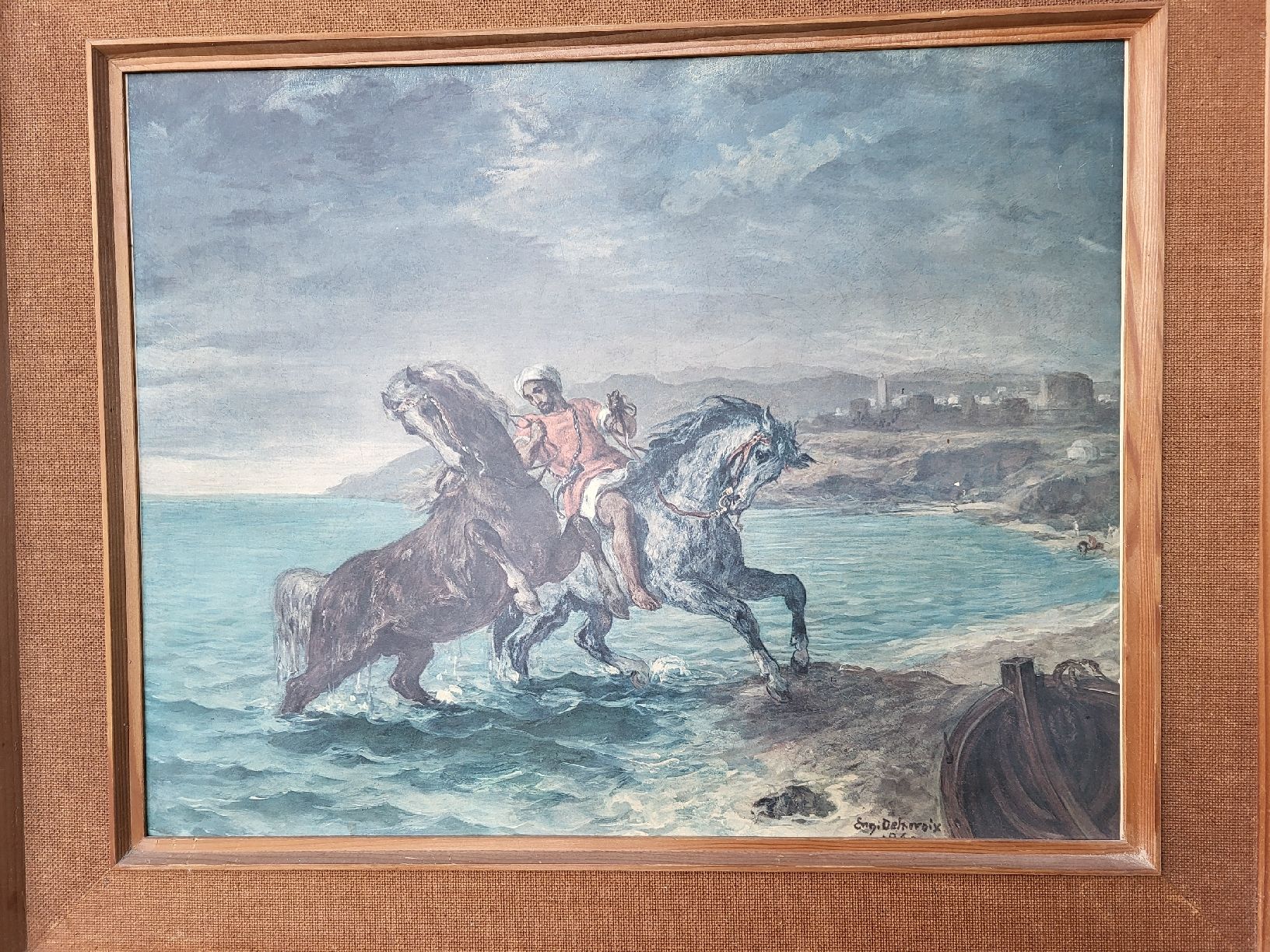 Dipinti: Eugene Delacroix: Der orientalische Reiter – Usato da Schönenberg ZH venduto da Samichlaus71 2