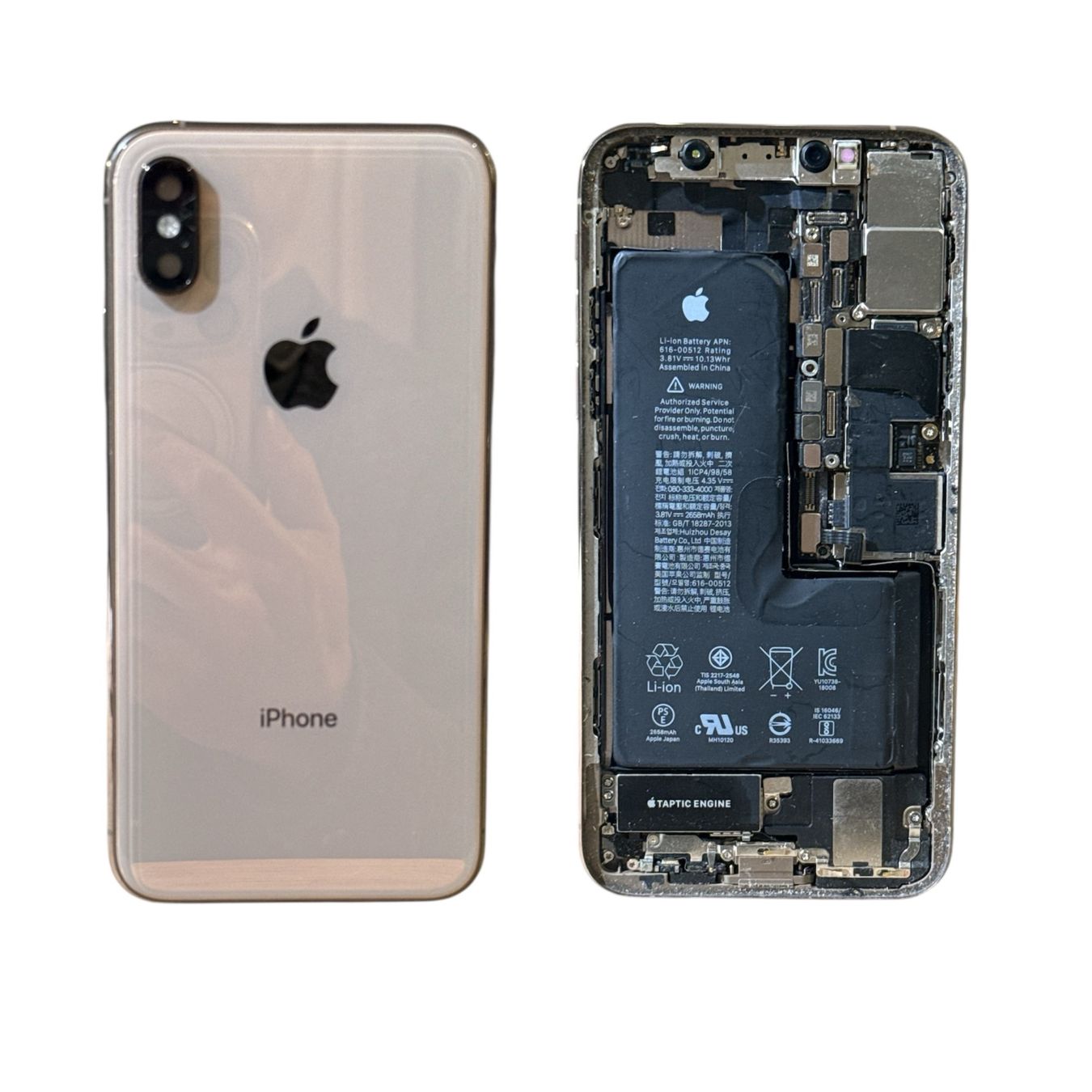 Apple Telefoni cellulari / Smartphones: Châssis Complet iPhone XS -Connecteur de Charge+Batterie – Usato da Morges venduto da DA-repa