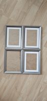 4x Bilderrahmen silber