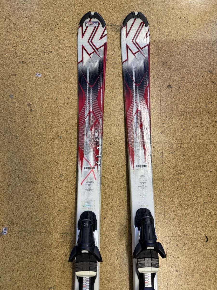K2 Sci: K2 AMP Strike 167cm Ski mit Marker Bindung – Usato da Gurmels venduto da SwissShop21 1