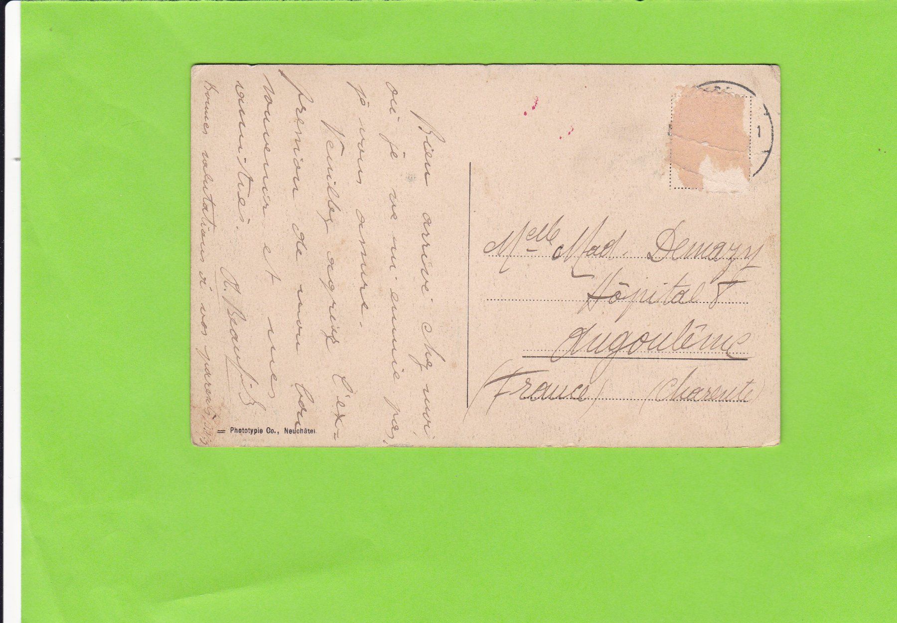 Cartoline postali: Yverdon-Le Collège – Usato da St. Peterzell venduto da neckertal 1