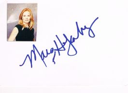Marg Helgenberger 1958- Autogramm signiert Karte 10x15cm
