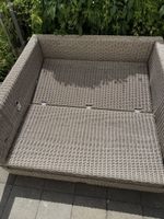 Polyrattan Lounge Sofa / Liege, wetterfest