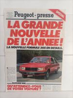 Brochure Catalogue Peugeot presse 1977
