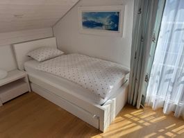 Woodwork Kinderbett/Juniorbett mit Bettkasten Matratze NEU