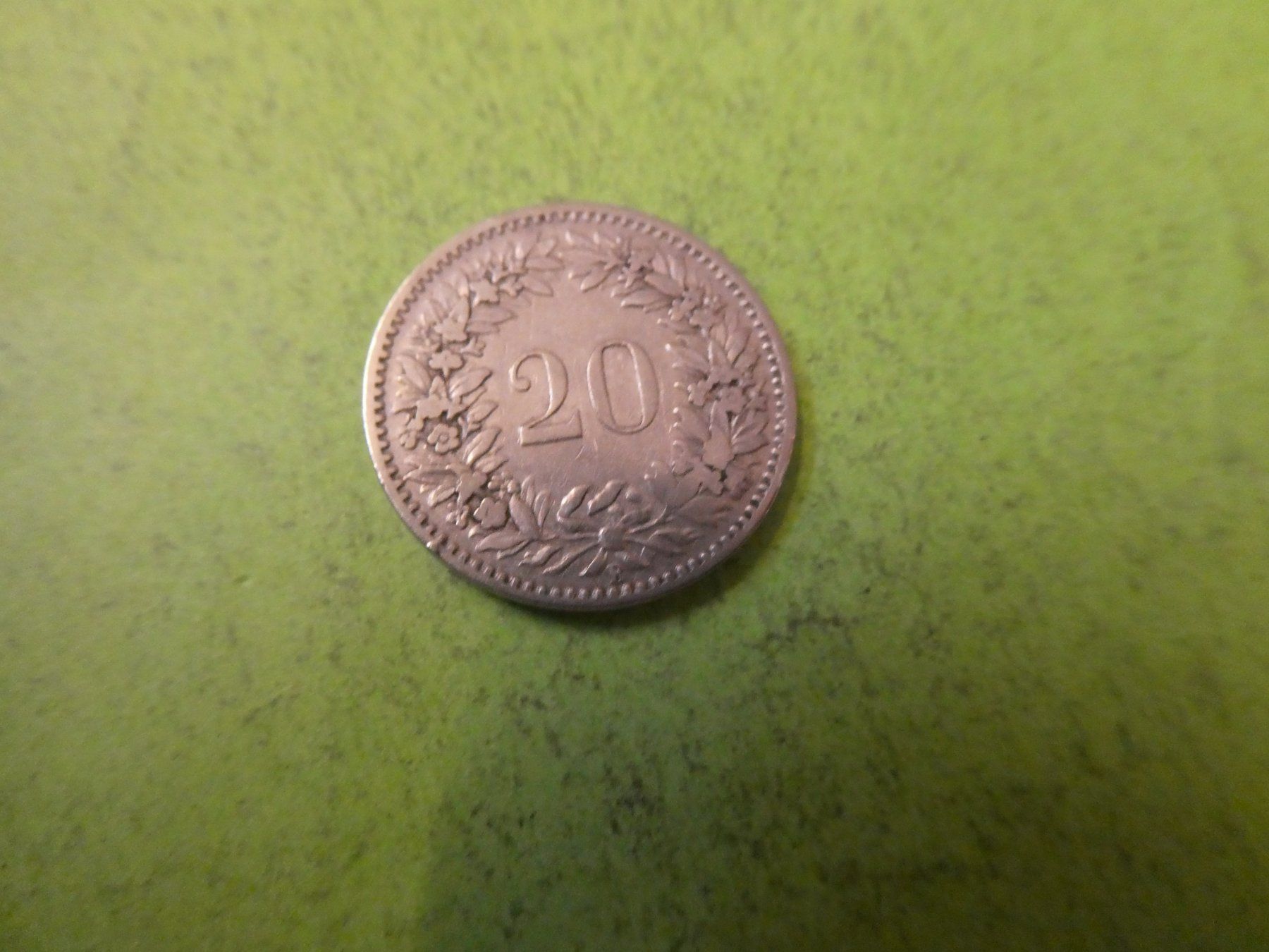 Tutti le monete: Schweiz 1899, 20 Rappen – Usato da Hinterforst venduto da Rohusri 1