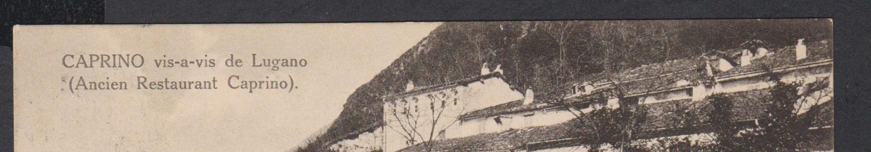 Cartoline postali: Caprino   TI   -   alte Ansichtskarte von 1921 – Usato da Vitznau venduto da Ropaku 1