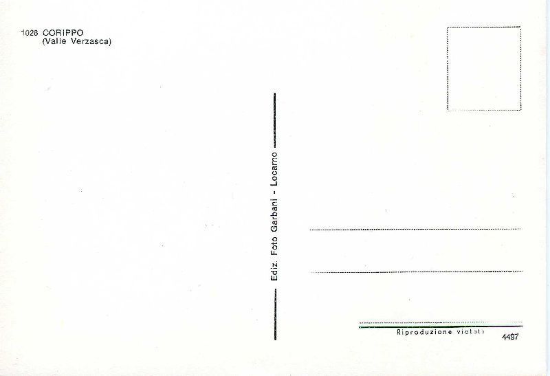 Cartoline postali: Corippo - Valle Verzasca + ca. 1970 – Usato da Emmenbrücke venduto da teestube 1