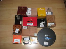 Mehrere Zigarrenkisten - Zigarrenboxen (leere)