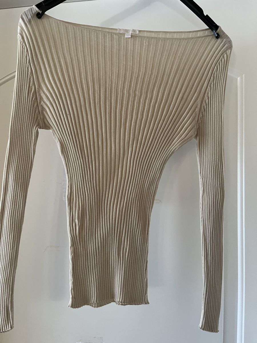 Maglioni & Felpe: SusannDamen Rippstrick Pullover beige 100% Baumwolle Grösse – Nuovo (secondo la descrizione) da Suhr venduto da nataschaad