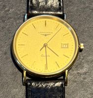 18K Gold/29-30mm Longines Quarz Uhr, ca 1978-1983