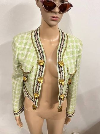 Veste en tweed Cowbell de Moschino taille 40