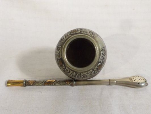 Tazze: sehr schöner Mate Tee Becher – Nuovo (secondo la descrizione) da Zürich venduto da botschinski 2