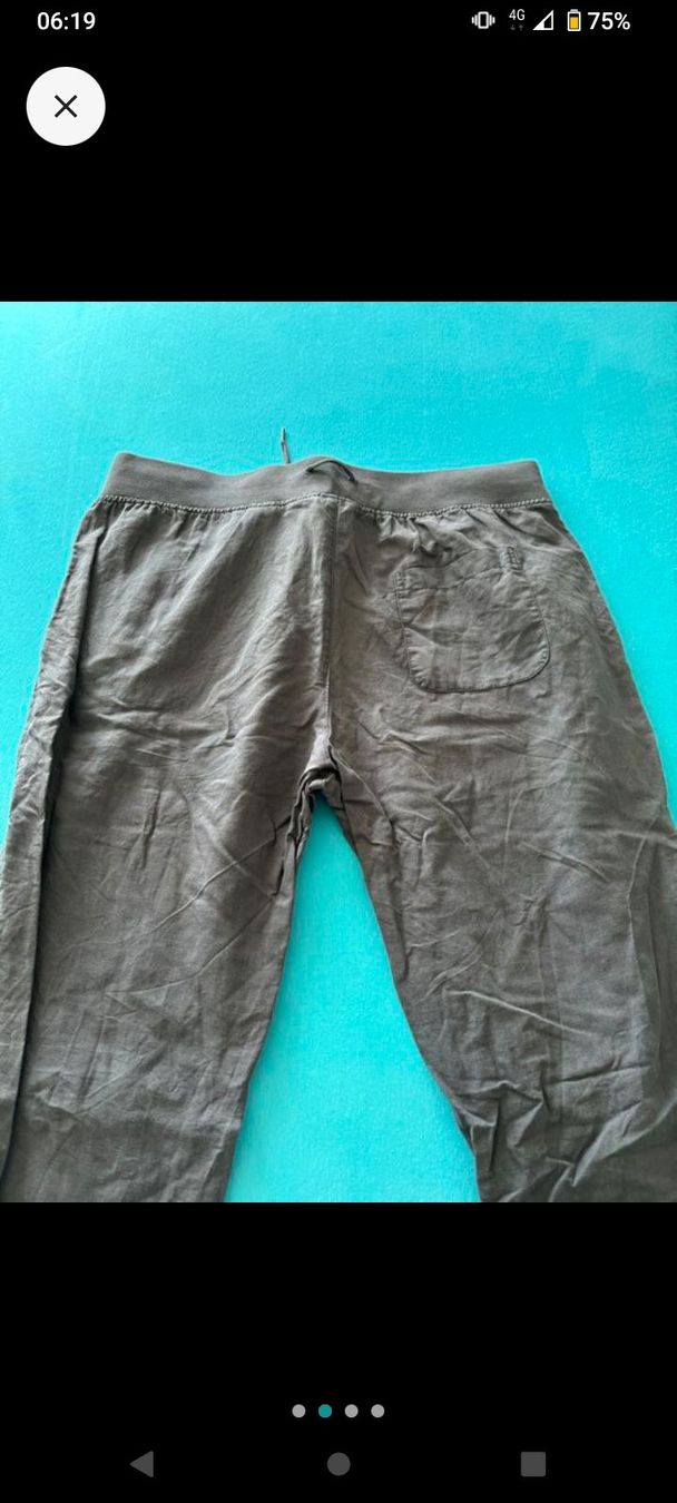 H&M Pantaloni: Leichte Sommerhose H&M Gr. 44, Leinen – Usato da Rehetobel venduto da Modi98 1