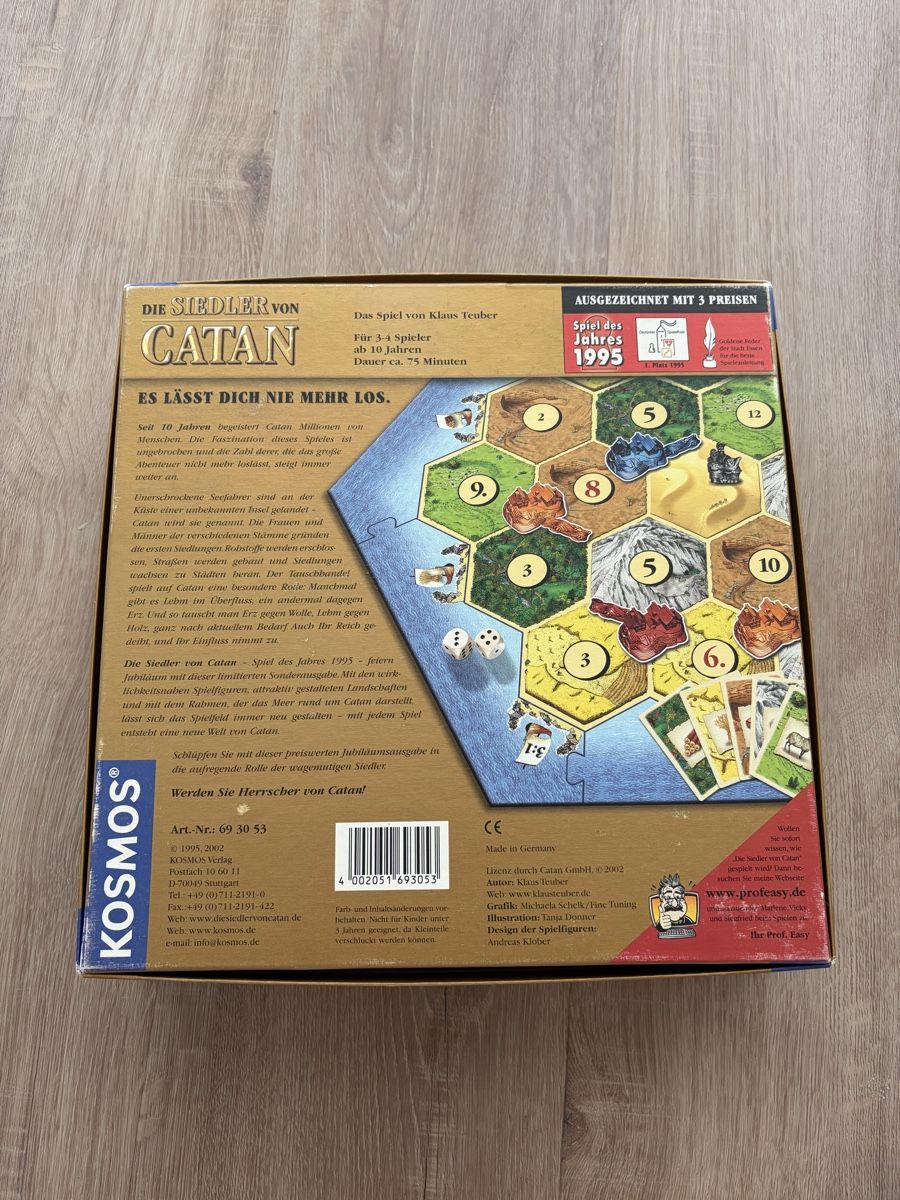 Kosmos Giochi: Die Siedler von Catan Brettspiel – Usato da Wettingen venduto da rschibli01 1