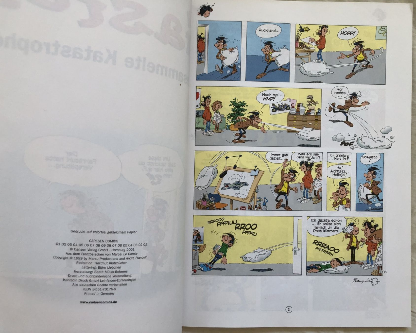 BD: GASTON - Gesammelte Katastrophen - Nr.19  - Carlsen Comics – D'occasion à Schaffhausen par durruti 2