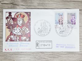 CL05 Enveloppe + Timbre Poste Vaticane 1984